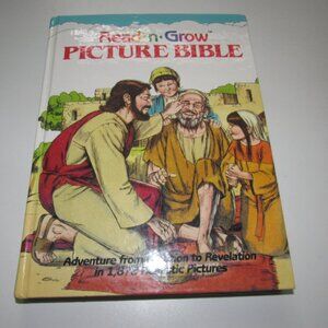 Read-n-Grow Picture Bible – Hardcoverr~ Illustrated Children’s Edition Christian